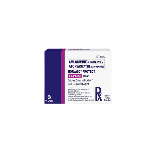 NORVASC PROTECT 5MG/ 10MG TABLET