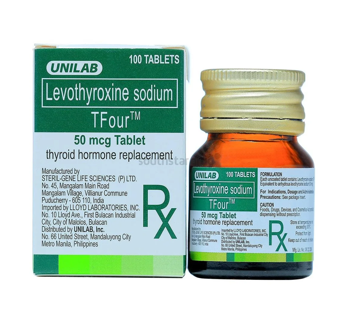 TFOUR 50MCG TABLET